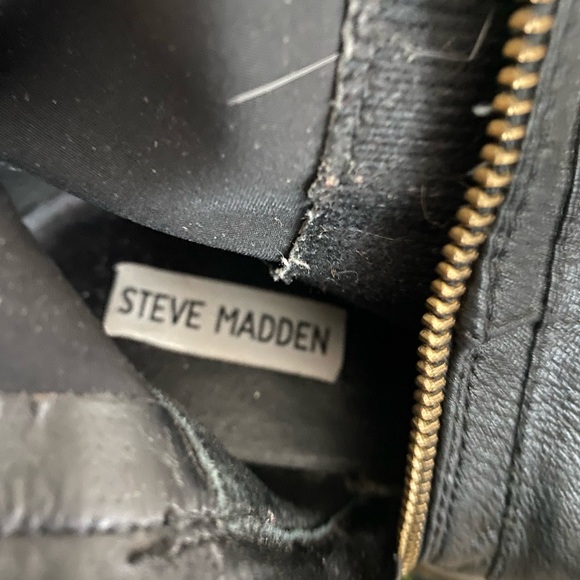 🍄 Steve Madden Classic Black Over the Knee Boots - Picture 13 of 14